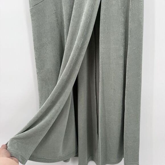 Saints & Secrets Green Formal Halter Long Dress Cowl Neckline Size Small - Picture 5 of 12